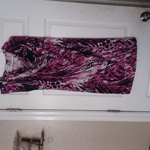 Plus size multi color ladies shirt